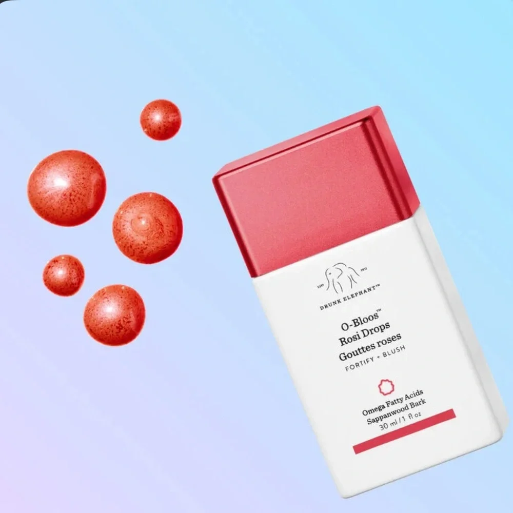 NEW Drunk Elephant O-Bloos™ Rosi Glow Drops with Vitamin F